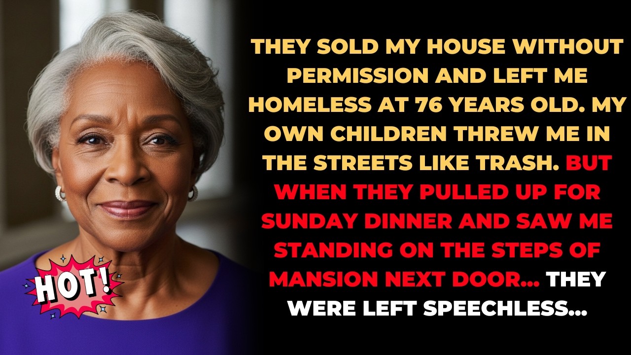 Left Homeless by My Own Children — So I Moved Into the Forbidden Mansion Beside Them…
