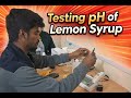 Testing pH of Lemon Syrup | Digital pH Meter Experiment by Prince Ranjan