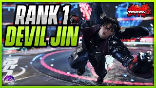 T8 Season 2 ▰ WORLD RANK #1 DEVIL JIN 🔥 ▰【Tekken 8 Season 2 High Level Gameplay】 screenshot 5