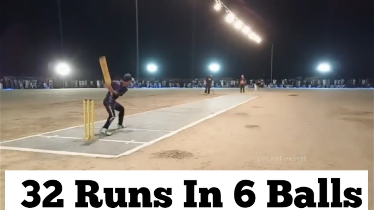 32 Runs Required in Last 6 Balls Amazing Performance Young Batsman ...