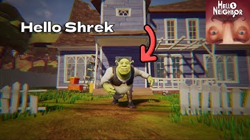 Hello Neighbor but my neighbor IS SHREK😭