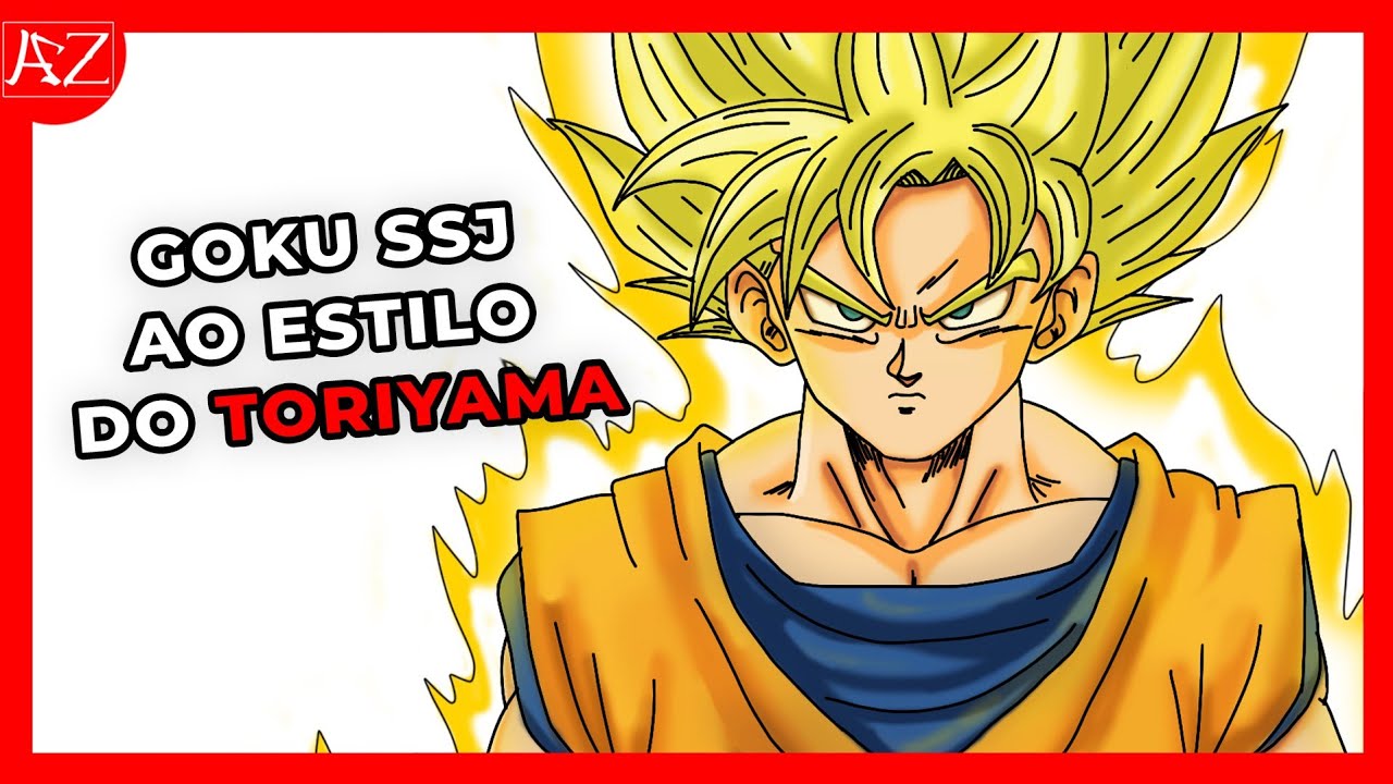 Akira Toriyama desenha própria versão de Goku Super Saiyajin 4 e