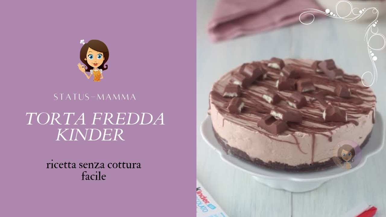 TORTA FREDDA KINDER ricetta senza cottura facile