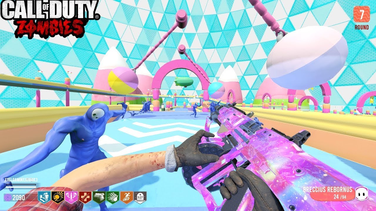 PT2.HARDEST ZOMBIE MAP IN THE WORLD!!! (FALL GUYS )