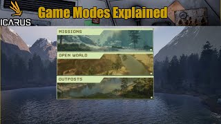 Explaining - Missions | Open World | Outpost - Icarus Info