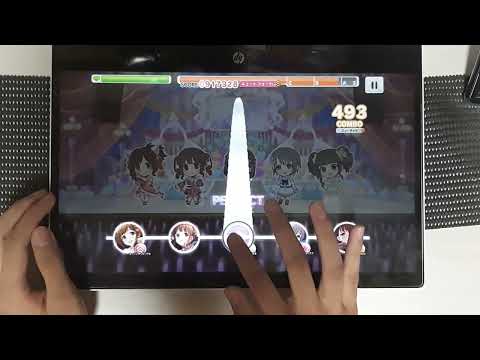 【デレステ】メルヘンデビュー！ MASTER+ Lv30 フルコンボ(ALL PERFECT) 手元