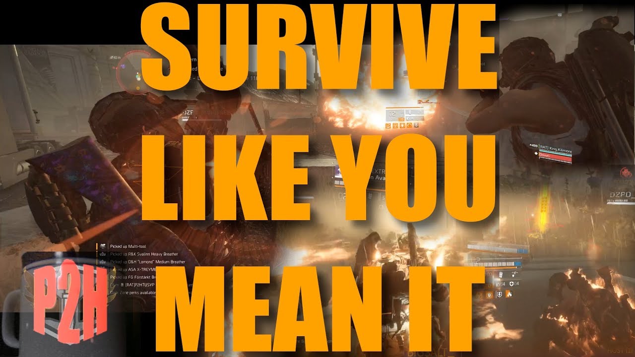 Shotgun Shield Build: Survive Like You Mean It! - [P2H] The Division 2 (PC)