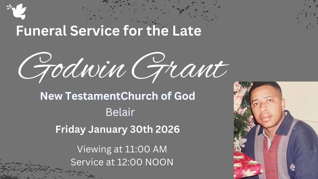 Godwin Grant - Funeral Service - YouTube