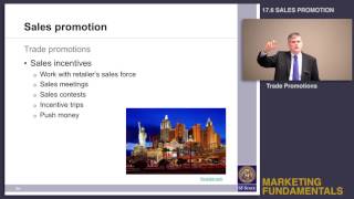 Topic 17.6 Sales promotion - Trade promotions