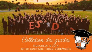 Collation des grades - ESDC - 2025