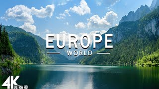 FLYING OVER EUROPE (4K UHD) - Relaxing Music Along With Beautiful Nature Videos - 4K Video HD