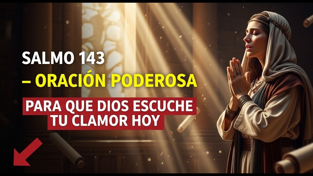 💕SALMO 143 — ORACIÓN PODEROSA PARA QUE DIOS ESCUCHE TU CLAMOR HOY - YouTube