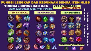 FUNGSI LENGKAP SEMUA ITEM MOBILE LEGENDS PALING TERBARU, ITEM ATTACK PHYSICAL MAGIC DEFENSE TANK ML screenshot 4