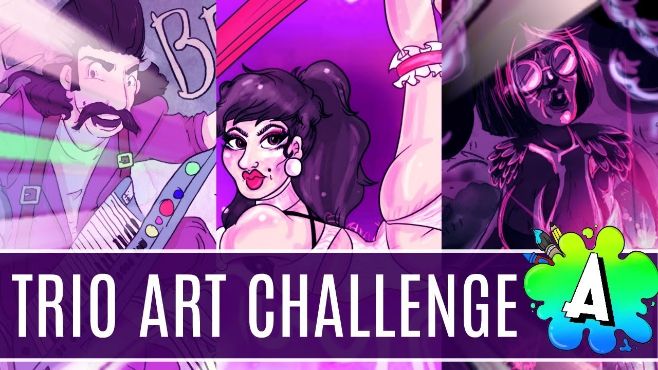 ART STYLE TRIO CHALLENGE!! [ARTstravaganza 2017]