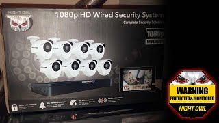 Night Owl - Extreme HD 8-Channel, 8-Camera Wired 1TB DVR Surveillance System