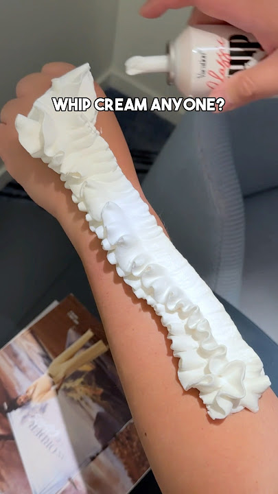 Cool #whippedcream #cream shape #sunscreen #spf #skincare #vacation #VacationSkincare