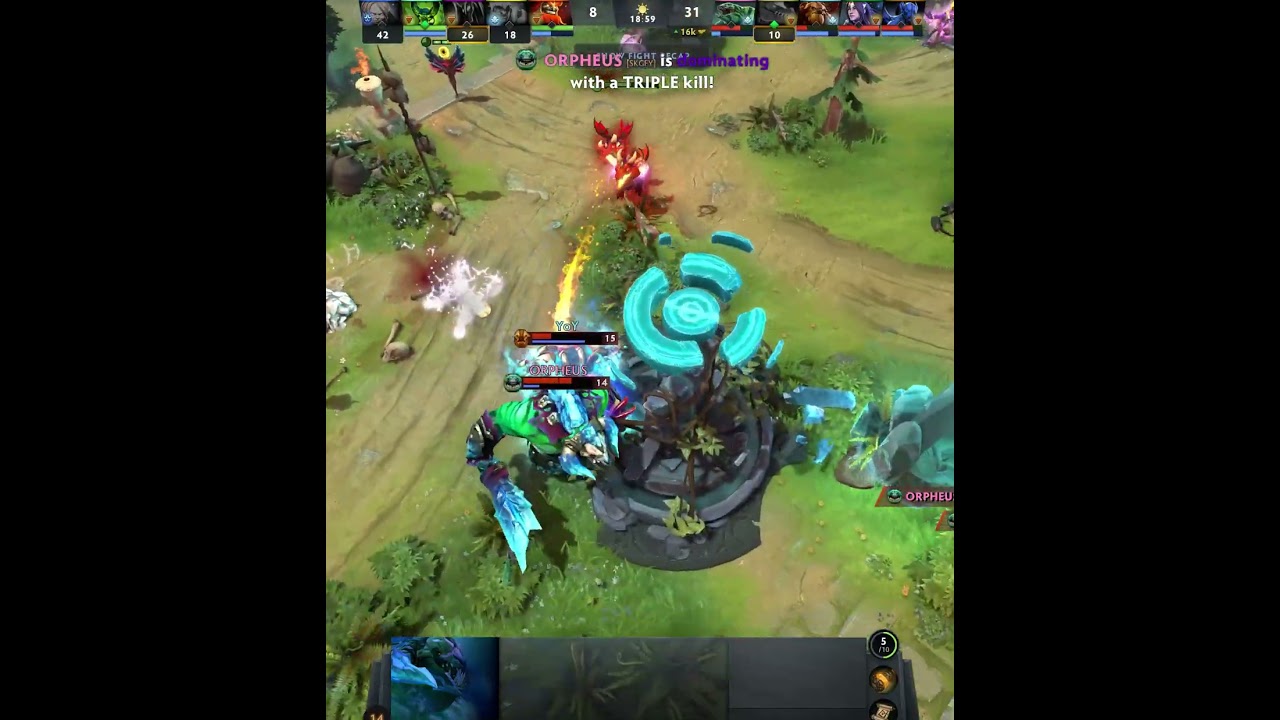 "UNSTOPPABLE! IMMORTAL RAMPAGE in High-Rank Dota 2 Match!" 