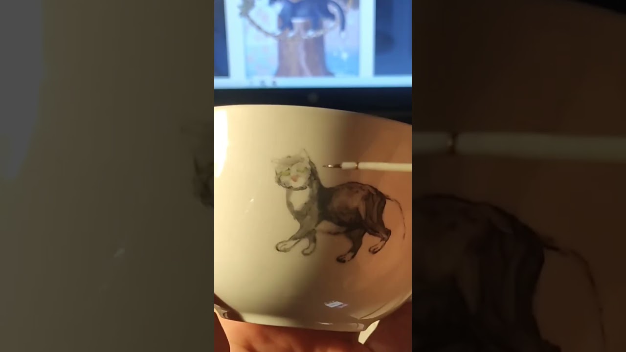 Сказка А.С. Пушкина на чашке/Pushkin's fairy tale by ceramic cups