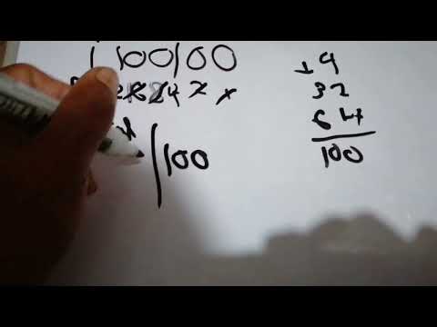 Express the decimal number 100 in binary, octal hexadecimal notations.
