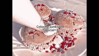Coloring Sunkissed tutorial