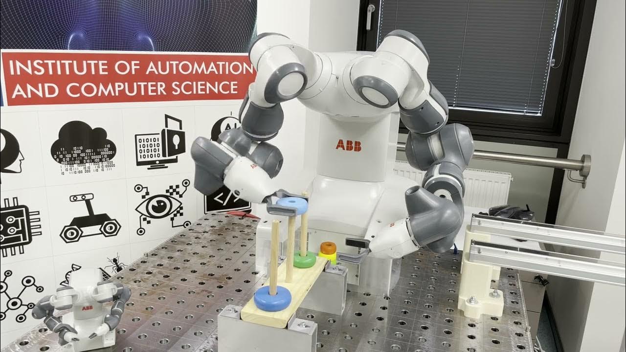 Abb robotstudio solving the tower of hanoi problem with the