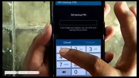 Samsung Galaxy S5 : How to lock screen with pattern (Android Phone)