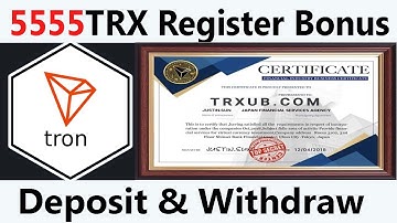 New TRX Mining Website In 2022 | Free mining bonus 5555TRX | 10% Daily income | Tron Mining