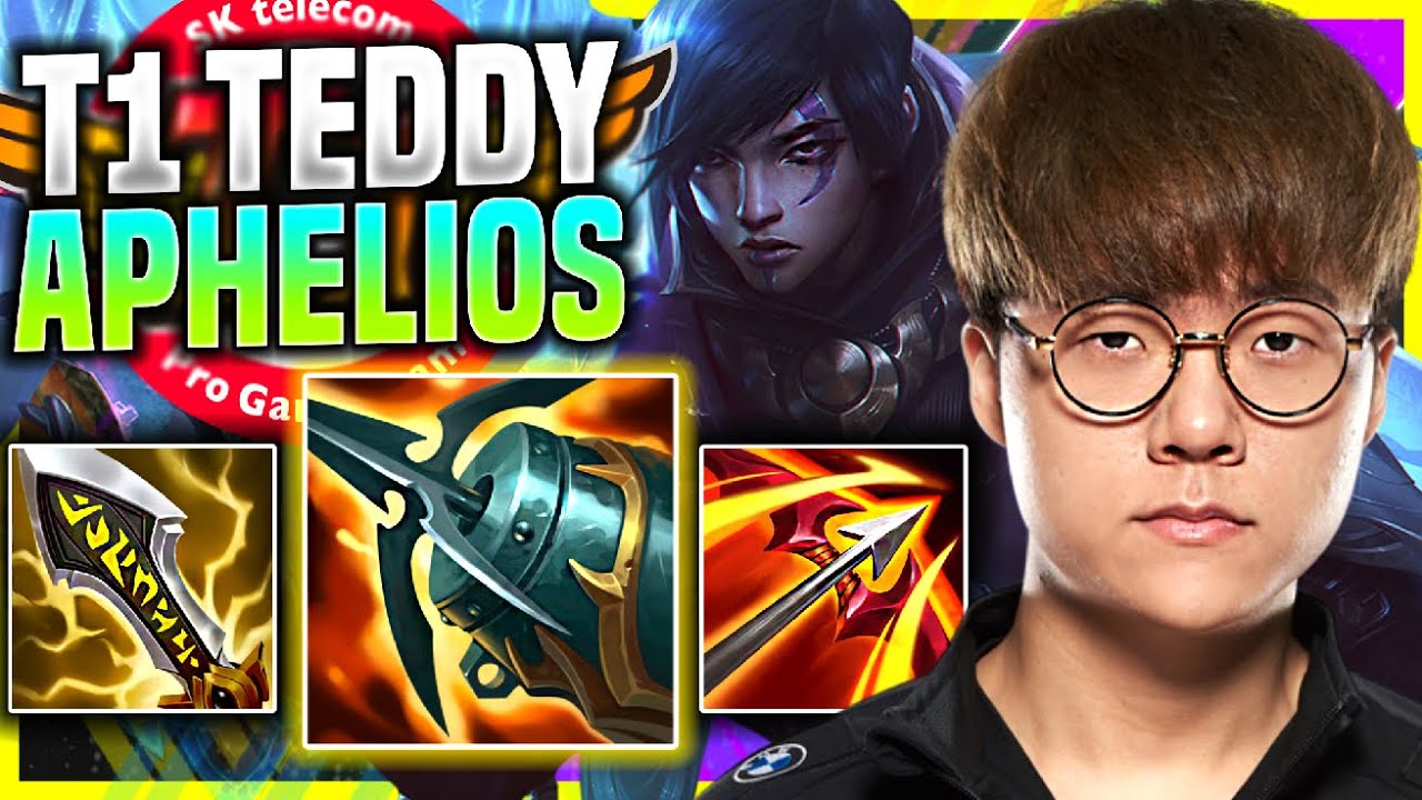 TEDDY IS A MONSTER WITH APHELIOS! T1 Teddy Plays Aphelios ADC vs Kai