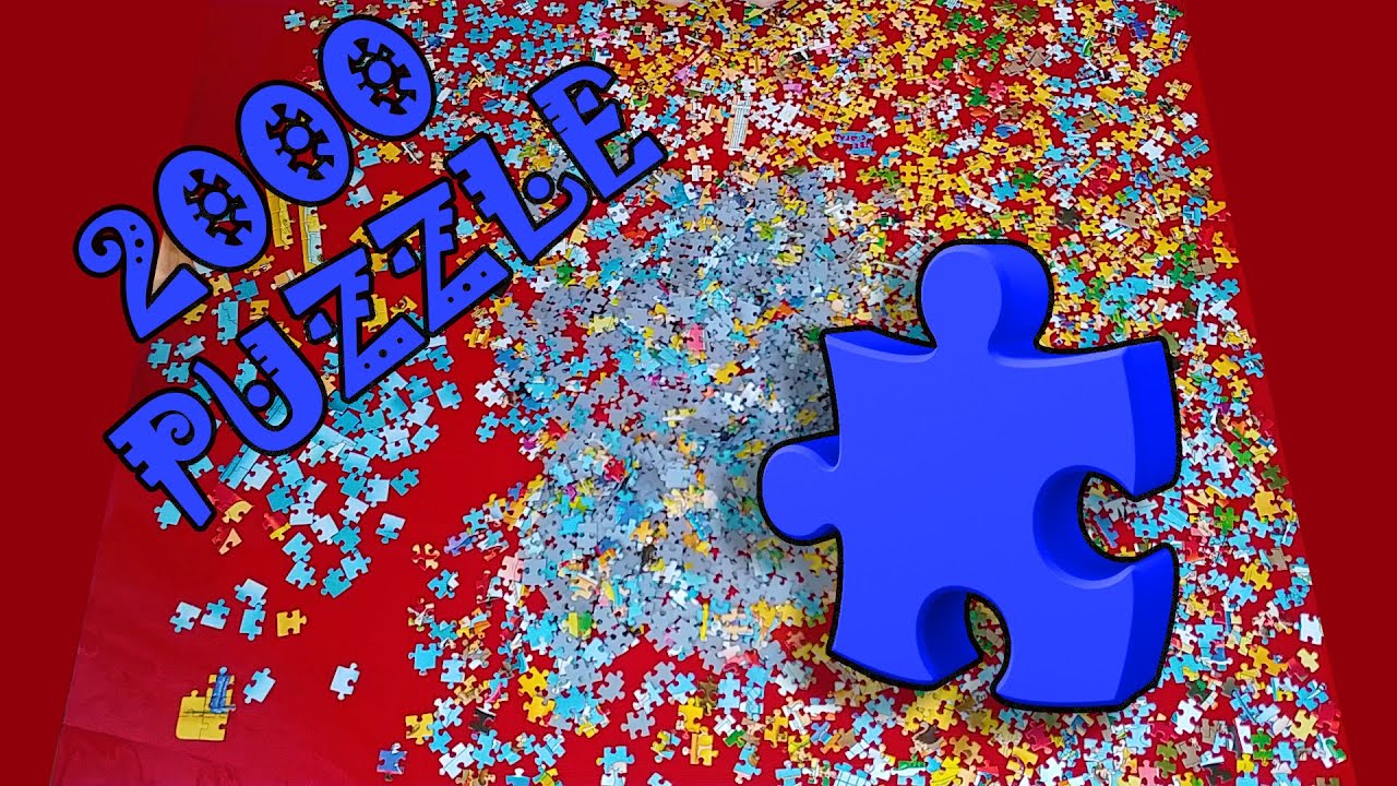 Пляж. Пазл 2000 элементов. Таймлапс