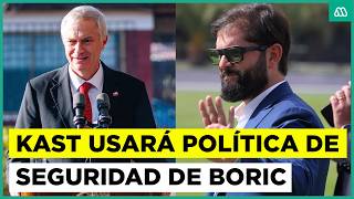 Ministro Arrau confirma que usará la política de seguridad del gobierno de Gabriel Boric como base
