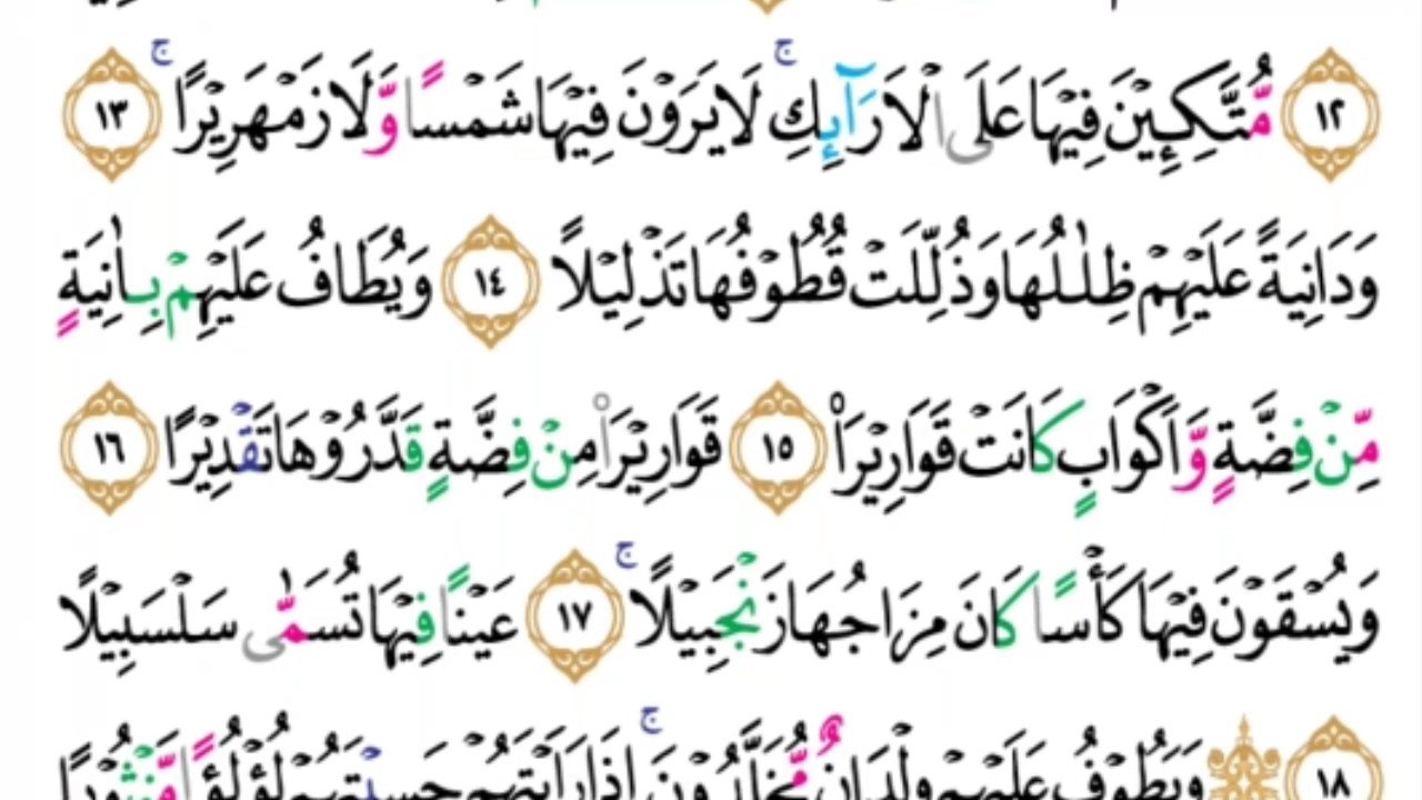 Surat Al Insan Merdu - Murottal Juz 29 Metode Ummi ...