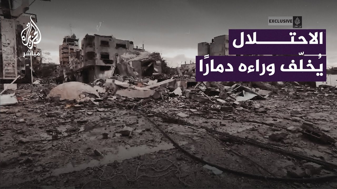 جـ ـثـ ــث شـ ـهـ ــداء على الطرقات ودمار واسع في مخيم البريج