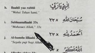 33. B.  DO,A-D0'A  DI BACAAN SETELAH  SHOLAT METODE ARTIN UNTUK PEMULA