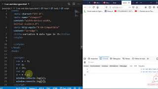 05 JAVASCRIPT VARIABLES & DATA TYPES DARIJA