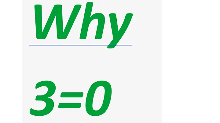 Prove" 3=0. Can You Spot The Mistake?
