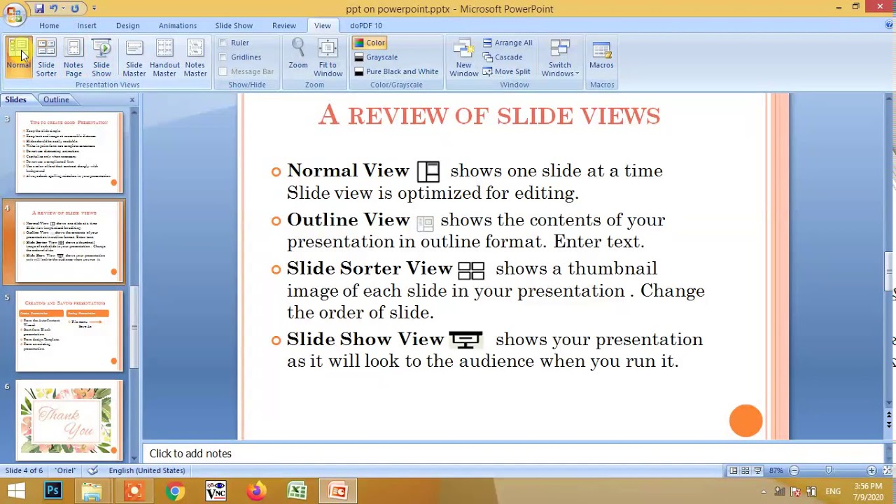 basic unit for a powerpoint presentation