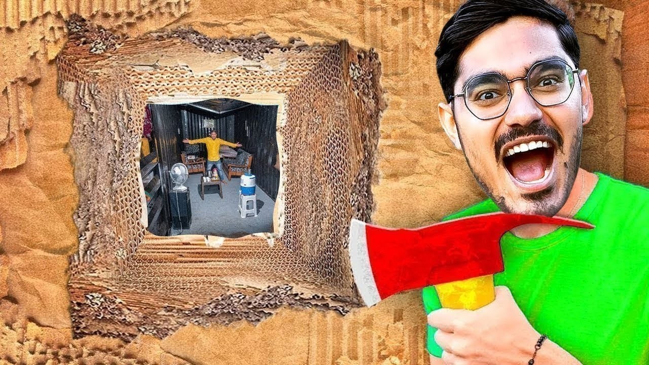 WE MADE AN UNDERGROUND BUNKER   बाहर से कुछ भी पता नहीं चलता😅   Wow