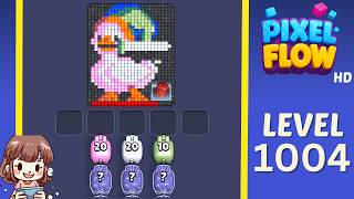 Pixel Flow Level 1004 Solution Walkthrough
