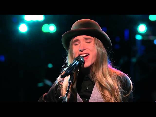 The Voice 2015 Battle   Sawyer Fredericks vs  Noelle Bybee Have You Ever Seen the Rain class=