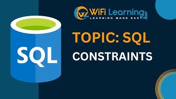 SQL Module 3 - Episode 2 | SQL Constraints | MS SQL Course