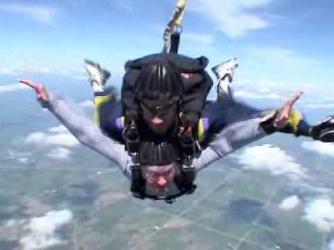 Neal Kennedy's tandem skydive, Paradise Skydives, ...