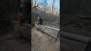 Chainsaw Mill On Walnut With A 2X6-Second Side-Part 5