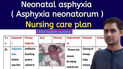 Nursing care plan on neonatal asphyxia//Nursing care plan on asphyxia neonatorum #nursingcareplan