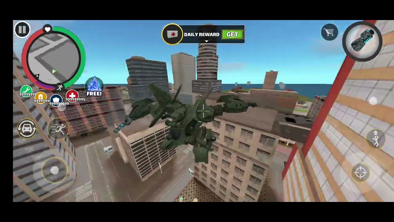Hack in rope hero vice town YouTube