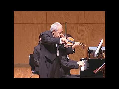 Felix Ayo concert at Yokohama Japan W.A Mozart Sonata in E min KV 304