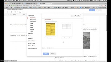 Insert a Document into your Google Site