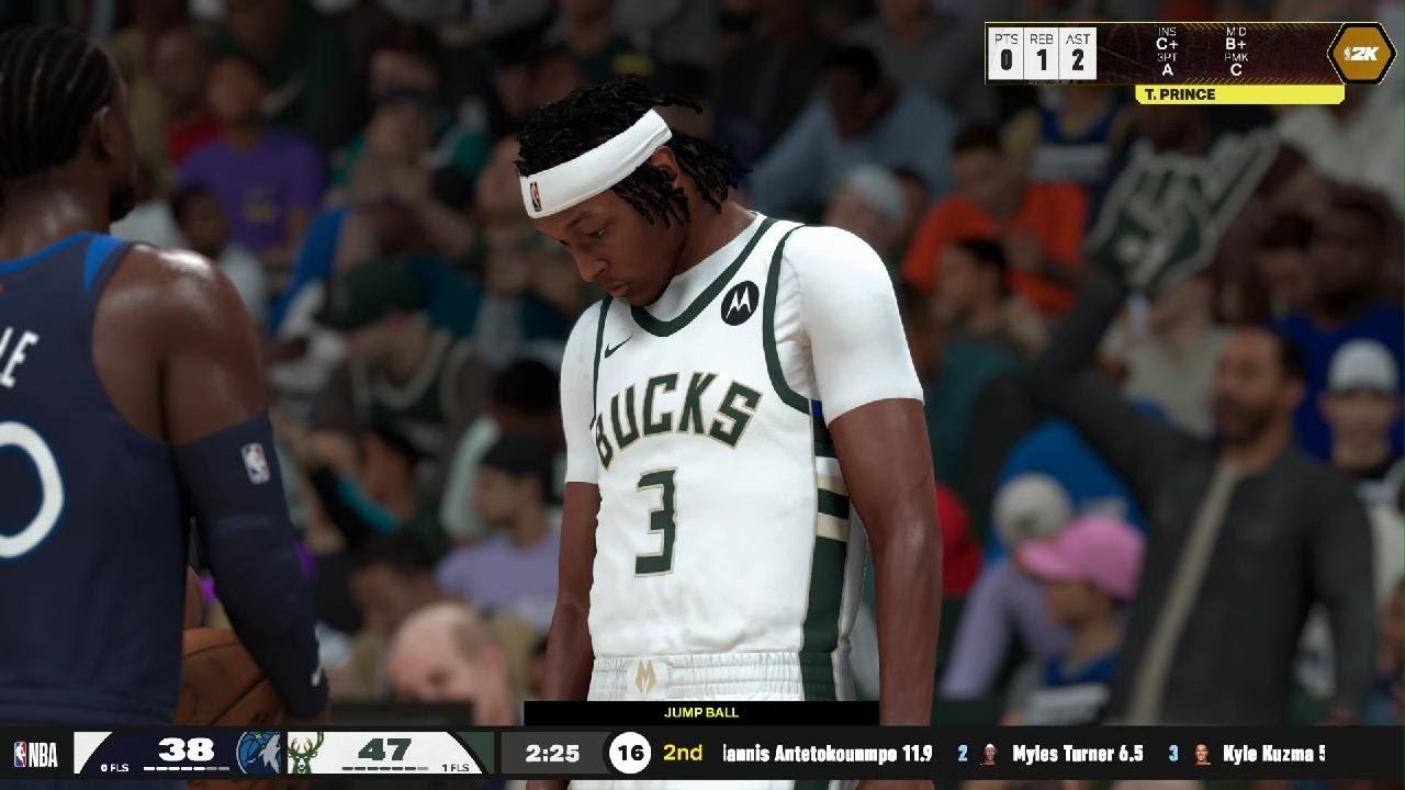 Trying to get a triple-double with greek freak again