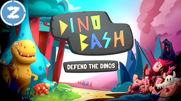[ANDROID GAME] Dino Bash - Dinos v Cavemen - Android Gameplay