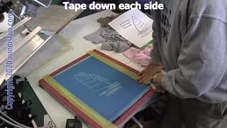 Taping a Screen
