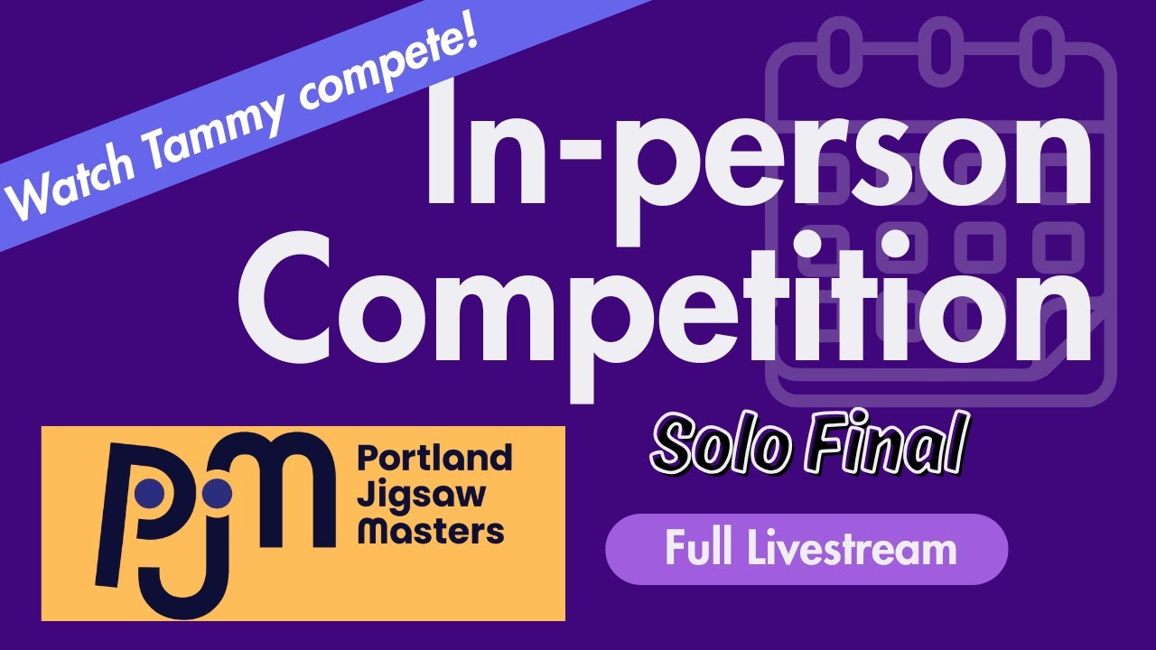 Portland Jigsaw Masters 🧩 LIVE | Solo Finals Puzzle Solve from My Table!